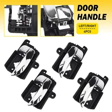 For 2007-2010 Hyundai Elantra Interior Door Handle Replacement Chrome Pack of 4