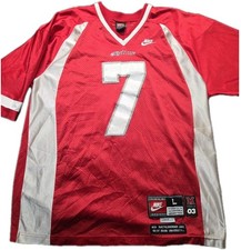 Nike Team Ben Roethlisberger Jersey Miami Redhawks 2003 Men’s Sz Large Throwback