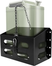 Jerry Gas Cans Holder Rack 5 Gallon20 Liter Lockable Metal Steel Jerry Gaso