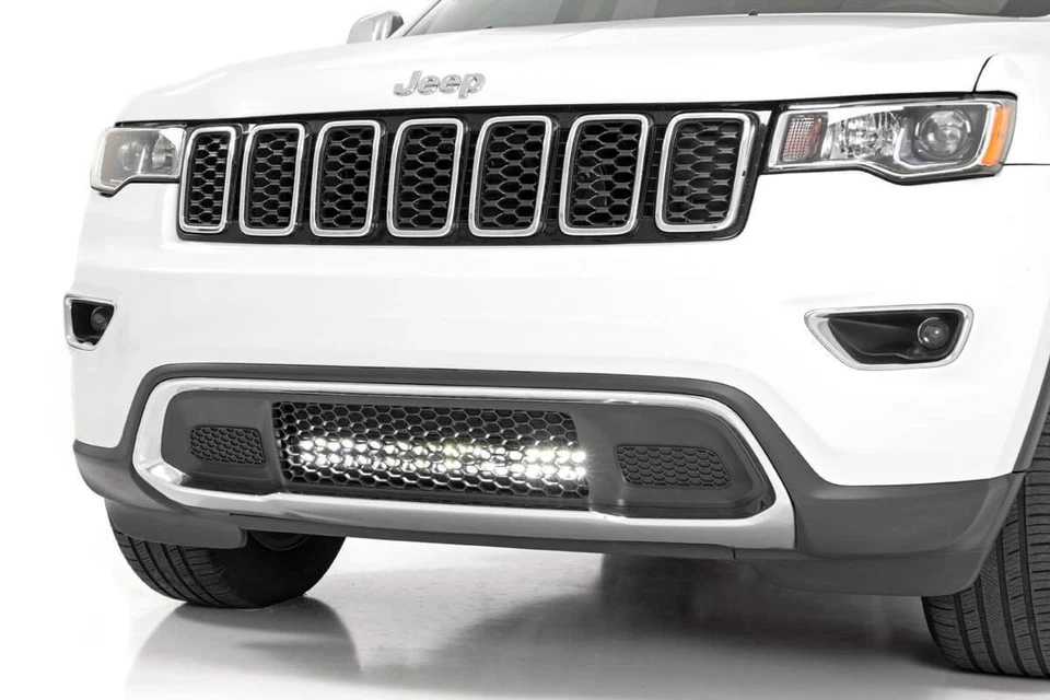 Rough Country 20" LED Negro con Kit DRL Blanco para 11-20 Grand Cherokee - 70773DRL Foto 2 de 4