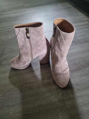 Stiefelette Damen Gr. 36 Alberto Fermani Wildleder Rose wie neu