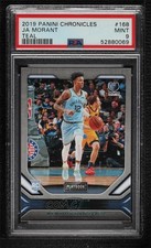 2019-20 Panini Chronicles Playbook Teal Ja Morant #168 PSA 9 MINT t3w