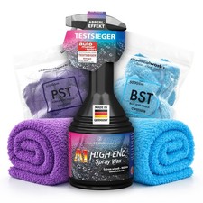 Dr. Wack High End Spray Wax Detailer Auto Pflege Set inklusive Tücher (3-teilig)
