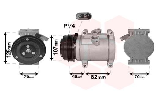 Kompressor Klimaanlage Klimakompressor Passend FüR Chrysler Grand Voyager V RT-image