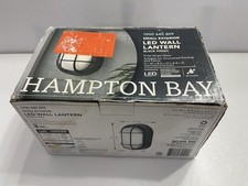 HAMPTON BAY Small Outdoor LED Wall Lantern Black OPEN BOX