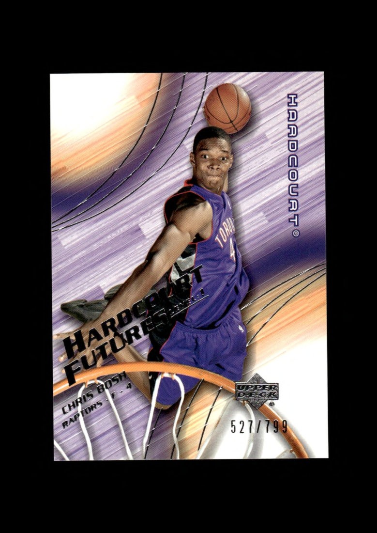 2003-04 UD Hardcourt: #129 Chris Bosh Futures /799 RC NM-MT OR BETTER