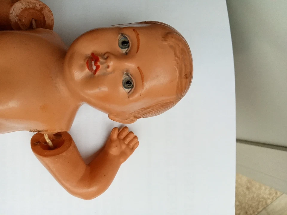 Bambola In Celluloide Anni 40 Drp Germany - Immagine 3 di 4