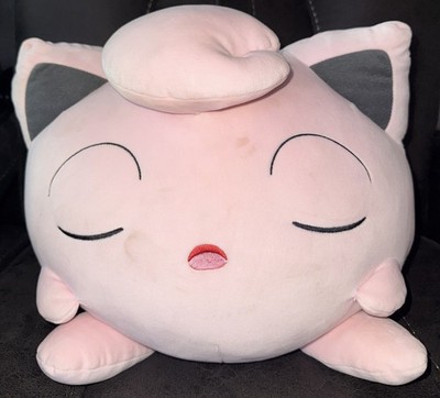 Pokemon Jigglypuff Sleeping Plush Buddy 18'' *Few Marks *View Pics