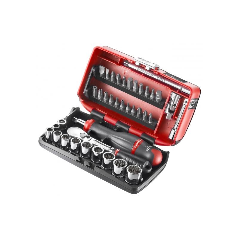 Coffret douilles 1/4' 12 pans FACOM RL.NANO-U2 kit d'outils de déplacement mécanique