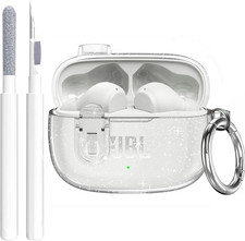 Compatible with JBL Vibe 200TWS/JBL Vibe Beam/Beam 2 Case Cover Clear Lock Clip
