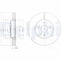 2X Delphi Bremsscheibe BG4189C FüR Chevrolet Opel Saab Vauxhall
