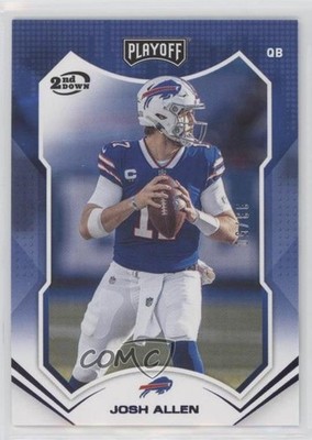 2021 Panini Playoff 2nd Down 33/50 Josh Allen #1 n0c