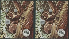 1984, VIETNAM, AUSIPEX'84, KOALA, TWO IMPERF SOUV. SHEETS OF 10D, NH, SC.#1438