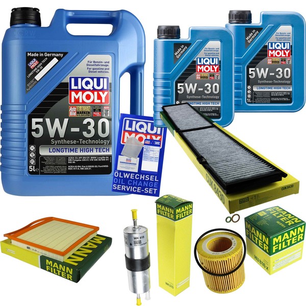 Inspektionspaket 7L Liqui Moly Longtime 5W-30 FüR BMW 3Er Cabriolet E93 335I-image