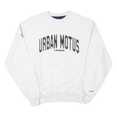 CHAMPION Herren Weiß Urban Motus X Gen Rundhals Sweatshirt Baumwollmix M