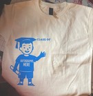 Unisex Kids M White Crew Neck Short Sleeve Cotton Graduation Graphic Tee — photo 4