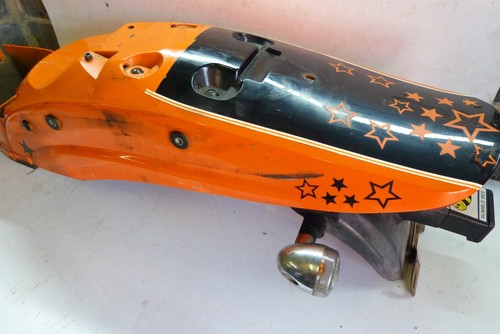Hyosung Aquila GV 650cc Rear mudguard and support frame. Damaged