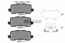 New Brake Pad Set, disc brake for ACURA ACURA (GAC) HONDA:MDX,RLX,TLX,TLX-L