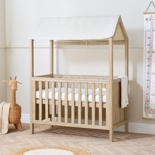 Tutti Bambini Casa 3 in 1 Mini Cot Bed - Harvet Oak Finish RRP £229