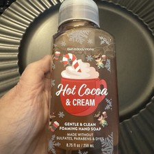  NEW BATH  BODY WORKS - Hot Cocoa  Cream - Foaming Hand Soap Winter Scent