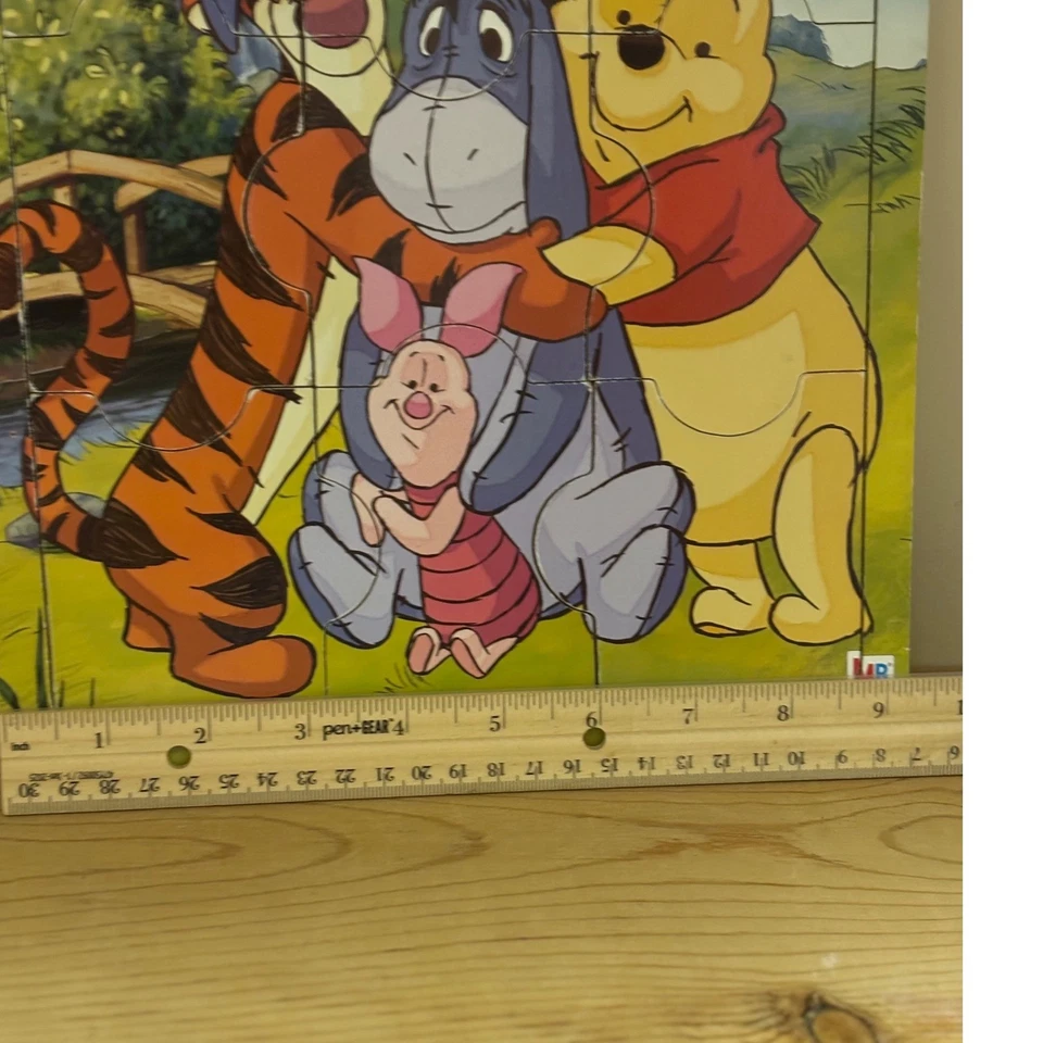 Juego de 2 rompecabezas de madera para niños Winnie the Pooh, Paw Patrol MB Cardinal Industries Foto 4 de 4