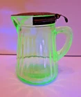1930s Anchor Hocking Green Uranium Syrup Dispenser Depression Glass