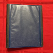 Staples 8x9 Three Ring Mini Blue Binder 1 Wide