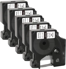 18444 Permanent Vinyl Label Tape 1/2" Replacement for DYMO Rhino 18444 Fit with