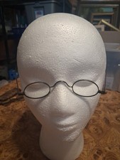 ANTIQUE 1900s OVAL GLASSES WIRE RIM FRAMES SEND OFFERS