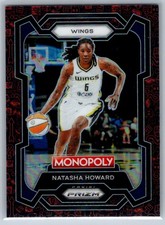 2024 Panini Prizm Monopoly WNBA Natasha Howard Classic Icons Red Prizm #49