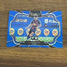 2025-26 Panini La Liga Select Pedri Field Level Blue Checker #216