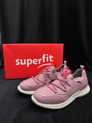 SUPERFIT Gore-Tex Women's EU 38 Comfort Sneakers Walking Slip On Laces Pink