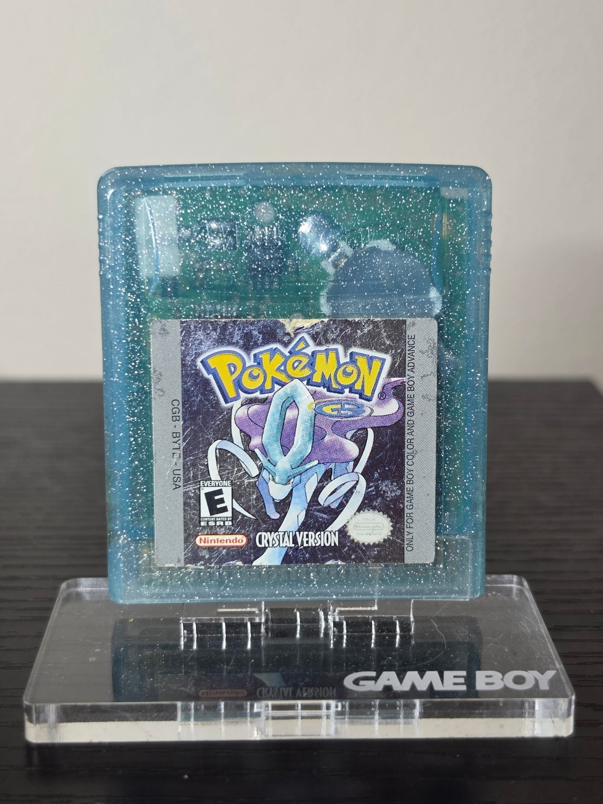 Pokemon: Crystal Version (Game Boy Color, 2001) - Authentic, new battery, works!