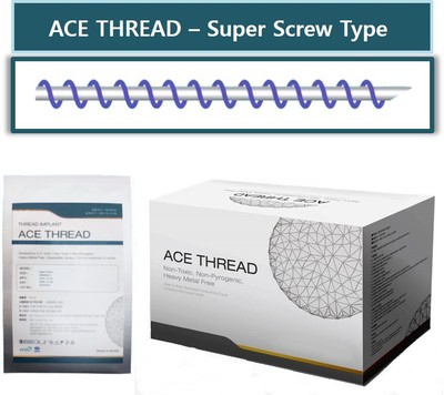 ACE PLLA Threads Lift /FACE/ Made in Korea - Super Screw / Sharp (200pcs)