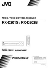 JVC RX-D201S RX-D202B Receiver Owners Instruction Manual Reprint