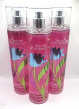 BATH AND BODY WORKS SECRET WONDERLAND FRAGRANCE BODY MIST 8.0 OZ SET OF 3 