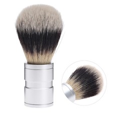 Men Silvertip Badger Synthetic Hair Shaving Brush with Metal Handle Barber Tool