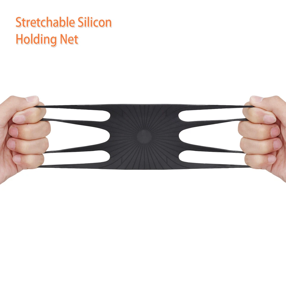Detachable Padded Hand Strap Holder with Silicon Tablet Holding Net for Tablets - Image 3 of 4