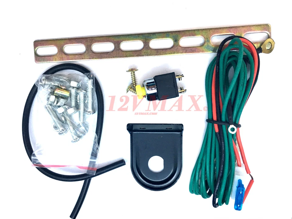 Power Trunk Pop Release Universal Solenoid Kit Wire Puller Rod Motor - Image 3 of 4