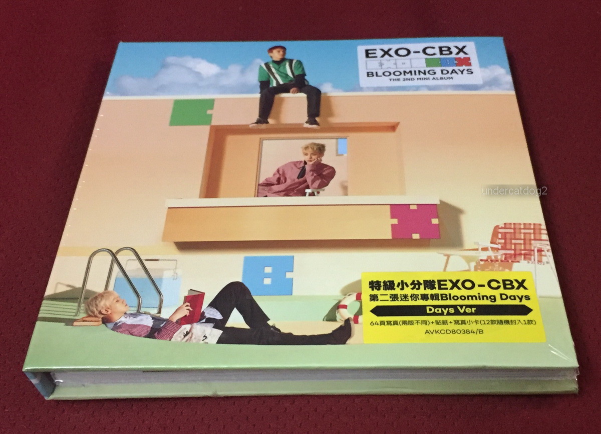 EXO-CBX Mini Album Vol. 2 Blooming Days (Days Ver.) Taiwan CD+64P+ EXO-CBX Mini Album Vol. 2 Blooming Days (Days Ver.) Taiwan CD+64P+