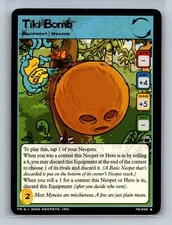 Neopets TCG - Tiki Bomb 78/200 - RARE - Travels in Neopia 2006