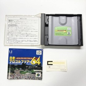 RARE Nintendo 64DD Japan Pro Golf Tour 64 N64DD 2000 Japan retro N64 Used Japan
