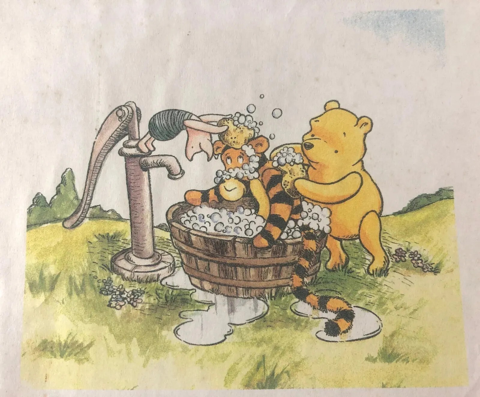 Andere Animationskunst Merchandise Sammlerstücke: Disney: "Winnie Puuh" Druck.