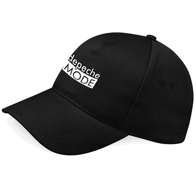 Depeche Mode DM Rock Music Schwarze Baseball Cap Baseballcap- K256 -SW