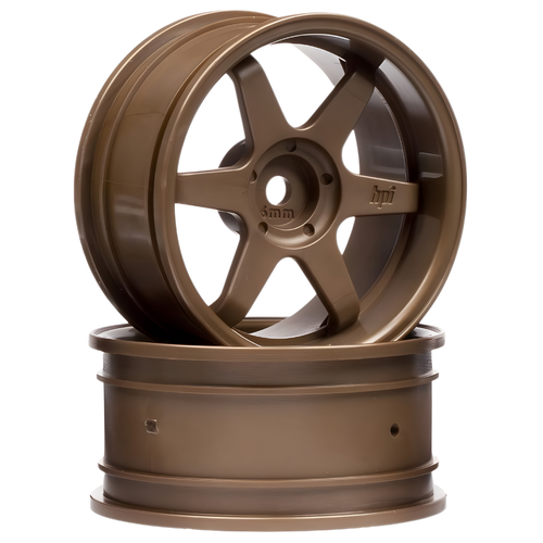 HPI 1/10 TE37 26mm Bronze Wheels (6mm Offset) 2pcs 3848 - Picture 3 of 3