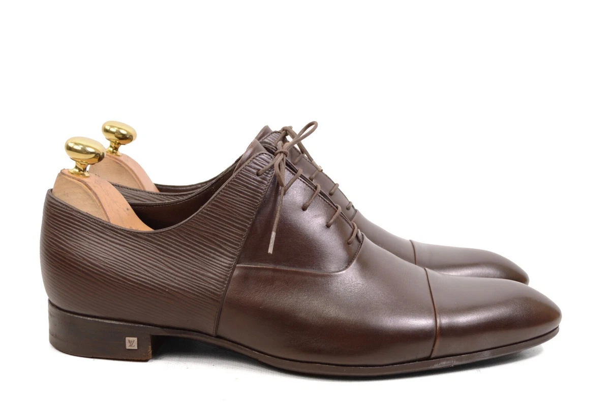 Louis Vuitton SALVADOR oxfords Epi Italy UK 8.5 US 9.5 shoes 100 Authentic