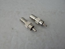 BNC Female to RCA Male Adapter 2 Pack New