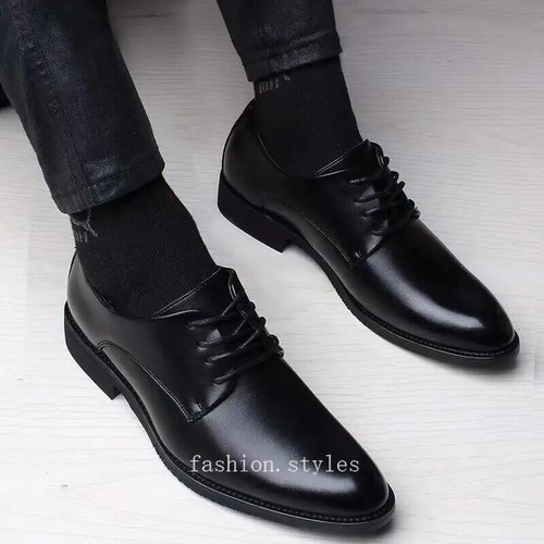 Spring and Autumn Business Formal Leather Shoes Men Shoes Single Shoes Suit - Picture 24 of 26