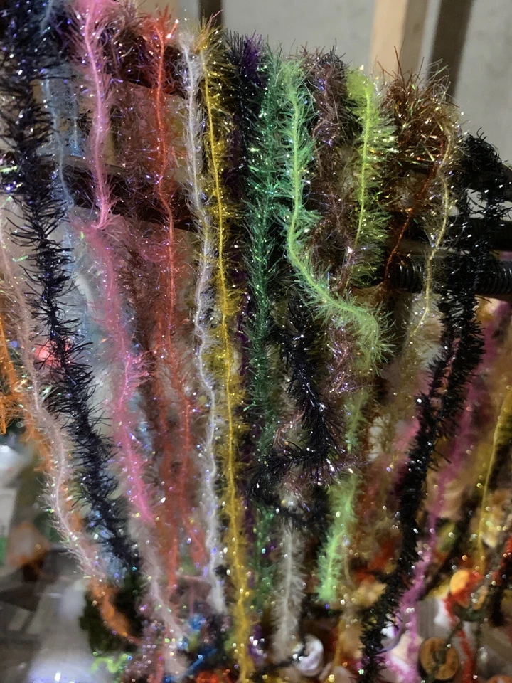 (12) Moscas de huevo de doble problema UV de tungsteno para cabeza de acero/salmón y trucha Foto 4 de 4