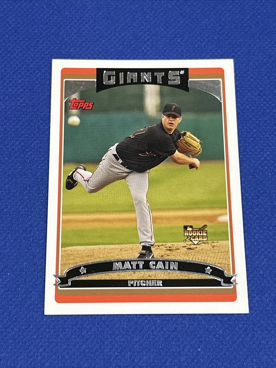 Matt Cain Rookie 2006 Topps Card Rc #636 | eBay